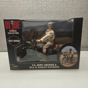 GI Joe Action Figure US Army Courier & WLA 45 Harley-Davidson 1998 海外 即決