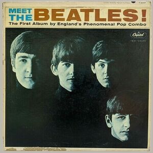 Meet the Beatles! LP (Very レア Undocumented Hybryd Label, Jan 1964, Capitol) 海外 即決