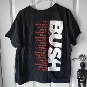 Bush 2023 Tour T-Shirt Size XL , band tee black red the art of survival grunge 海外 即決