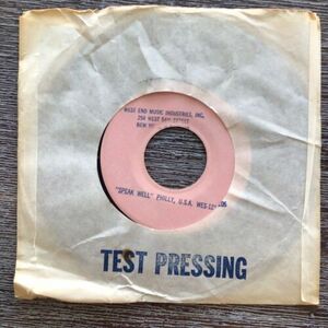 PHILLY U.S.A. speak well *TWO* 7” レア TEST PRESSINGS-WEST END 12106-HOLY GRAIL 海外 即決