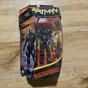 Batman Unlimited Deathstroke 6" Action Figure Mattel 2013 Arkham Origins MISB 海外 即決