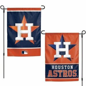 Brand New MLB Houston Astros Premium 2 Sided 12.5" X 18" Garden Flag Wincraft 海外 即決