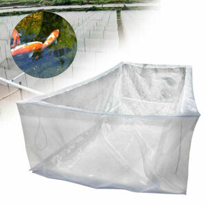 80 Mesh Aquaculture Pond Fishing Crab Shrimp Net Cage Breeding Net Box White NEW 海外 即決