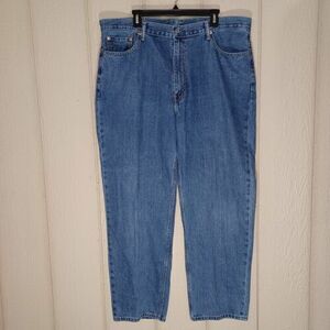 LEVI'S 550 Jeans Mens 42x32 Blue Work Hiking Camping Rugged Tough Farm Chores 海外 即決