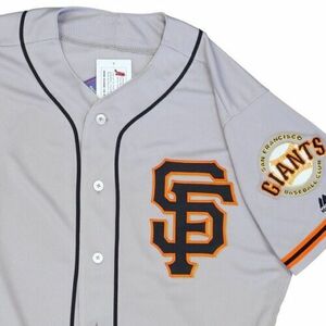 Mens MLB SF Giants Authentic On Field Flex Base Jersey - Road Gray Alt Logo 海外 即決