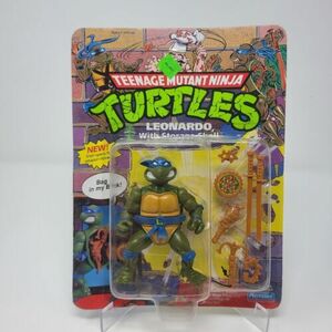 Vintage Playmates 1991 Teenage Mutant Ninja Turtles TMNT Leonardo Storage Shell 海外 即決