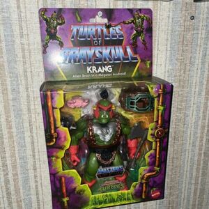 Turtles Of Grayskull KRANG MOTU X TMNT 2024 NEW Mattel M.I.S.B. 海外 即決