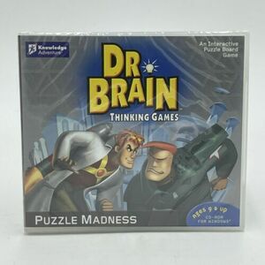 Dr. Brain: Puzzle Madness CD-ROM For Windows (PC, 1998) Vintage 海外 即決