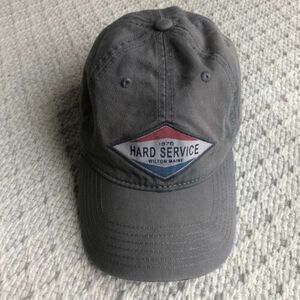 1876 Hard Service Wilton Maine Cotton Bass Strapback Baseball Hat Cap Adjustable 海外 即決