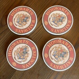 Universal Studios Hogwarts Railways Coasters ( Set of 4) 海外 即決