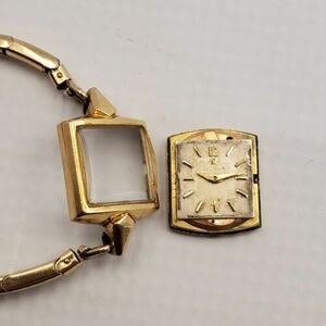 Vintage Omega 10K GOLD FILLED Women’s SWISS HANDWIND WATCH FOR PARTS OR REPAIR 海外 即決