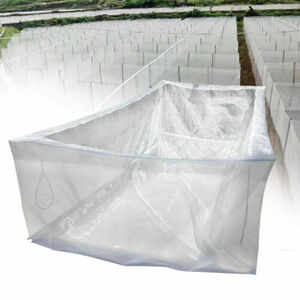 80Mesh Fish Cage Net Trap Breeding Nest Breathable Fishing Monofilament NetWhite 海外 即決