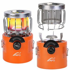 2000W 2 In 1 Camping Stove Tent Heater Outdoor Gas Stove Propane Heater Stove 海外 即決