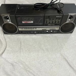 Vintage National RX-C45 AM/FM Metal Cassette Retro Boombox Tested No Tape Play 海外 即決