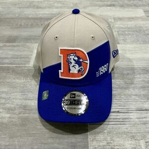 New Era Denver Broncos 2023 Sideline Historic 39Thirty Retro Flex Hat Cap M/L 海外 即決