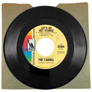 The T-Bones - Let’s Go Get Stoned / Fare Thee Well (1966) 7” 45 VG+ 海外 即決