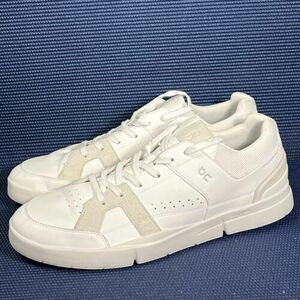 On Cloud Men’s On ランニング The Roger Clubhouse (White / Sand) Sneakers Sz 14 海外 即決