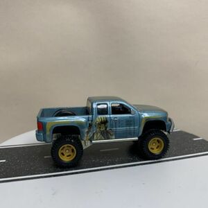 Hot Wheels Star Wars Bounty Hunter Chevy Silverado Off-Road 4/6 Blue/Gold RR NM 海外 即決