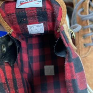 バンズ スケート ハイMTE All Weather Glazed Ginger ブラウン Flannel Print Shoe Men’s 13 海外 即決