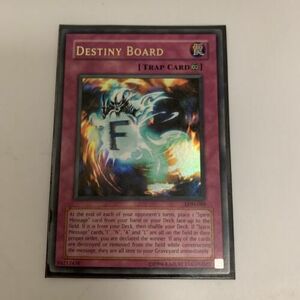 USED Konami Yugioh! Ultra Rare LON-088 Destiny Board Trap Card (1996) 海外 即決