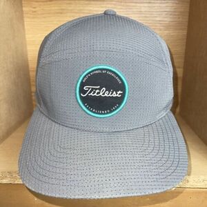 Titleist Gray Baseball Cap Hat Adjustable Golf’s Symbol Of Excellence Snapback 海外 即決