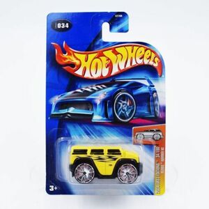 2004 Hot Wheels #34 First Editions 34/100 BLINGS HUMMER H2 Yellow (L11i16) 海外 即決