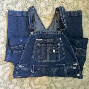 Vintage Baggy Cargo Carpenter Women’s Y2K Revolt Denim Jean Overalls Women’s 18 海外 即決