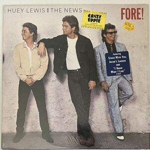 Huey Lewis And The News Fore! バイナル LP - Chrysalis - 1986 - Rock 海外 即決