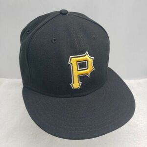 Vintage Pittsburgh Pirates MLB New Era 59Fifty Authentic Collection Hat Sz 7 1/4 海外 即決