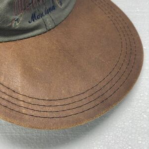 Montana Fishing Cap Hat Camp David Large Brim Men's Strapback 海外 即決