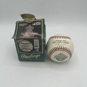 Rawlings 2001 World Series Baseball Official Ball Diamondbacks Yankees New Box 海外 即決