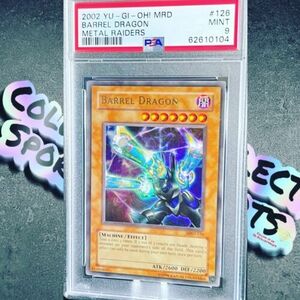 2002 YUGIOH METAL RAIDERS BARREL DRAGON MRD ULTRA RARE PSA 9 MINT 海外 即決