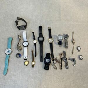 19 watches for repair. Timex, Casio, Armitron, Narmi, Bolivia, Anne Klein 海外 即決