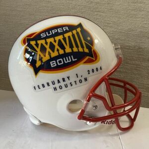 Riddell Super Bowl XXXVIII 38 Full Size Helmet NFL Football Patriots vs Panthers 海外 即決