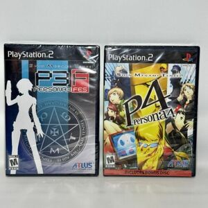 Shin Megami Tensei: Persona 3 FES + Persona 4 - PS2 - Brand New | Factory Sealed 海外 即決