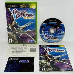 Panzer Dragoon Orta (Original Xbox) CIB Complete In Box W Manual Tested Working! 海外 即決