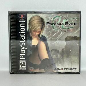 Parasite Eve II (Sony PlayStation 1 2000) PS1 PSOne PSX 2 3 CIB Black Label NM/M 海外 即決