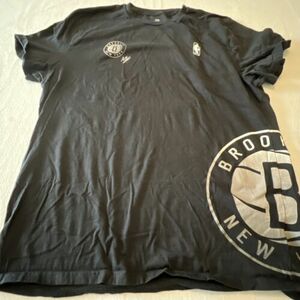 Holster T Shirt Men’s XL Short Sleeve Brooklyn Nets Graphic Black 海外 即決