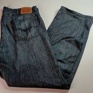 Levi's 559 Relaxed Straight Blue Jeans Mens 40x32 100% Cotton BAB 海外 即決