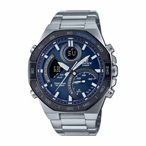 Casio Men's Watch Edifice Blue Ana-Digi Dial Bracelet Bluetooth ECB950DB-2A 海外 即決