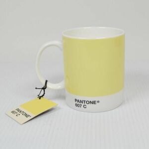 Pantone Coffee Mug - Cupcake Yellow 607 C - Candle Glow - NEW 海外 即決