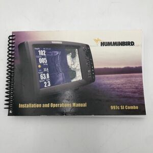 Humminbird Installation & Operations OEM Manual 997c SI 997c SI Combo AS IS READ 海外 即決