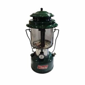 Vintage Coleman 220F Gas Green Double Mantle Camping Lantern 2/1971 海外 即決