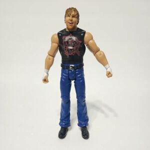 WWE Dean Ambrose 2014 Mattel Black Blue Jeans Wrestling Action Figure WWF 海外 即決