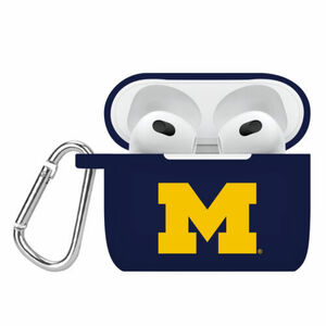 Michigan Wolverines Silicone Case Cover Apple AirPods Generation 3 (Navy) 海外 即決