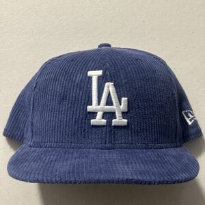 New Era 59Fifty ‘95 Los Angeles Dodgers Dark Blue Corduroy Hat Sz. 7 1/2 Ohtani 海外 即決