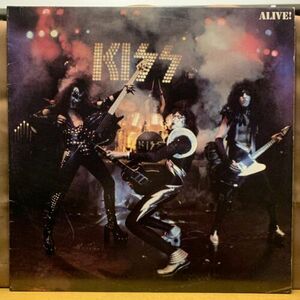 KISS Alive! バイナル 2 LP - 1976 Terre Haute pressing Gatefold - VG+/VG+ W/Insert 海外 即決