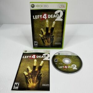 Left 4 Dead 2 (Xbox 360, 2009) CIB Complete w/ Manual B 海外 即決