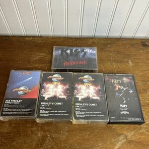 Kiss And Ace Frehley Lot Of 5 Cassette Tapes Alive Revenge Frehley’s Comet 海外 即決