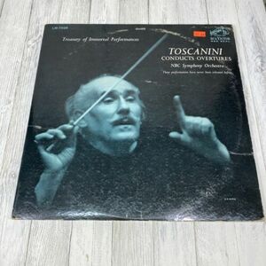 Toscanini Conducts Overtures 2 LP NBC Orch RCA LM-7026 Vinyl 海外 即決